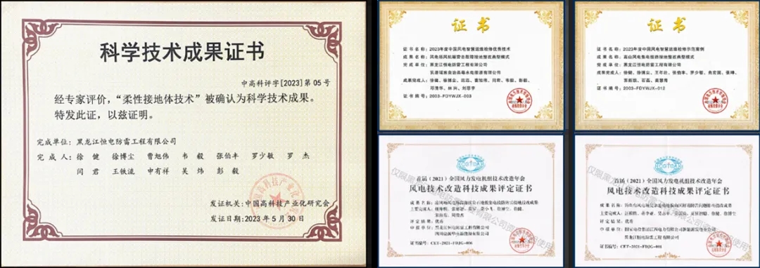 黑龙江恒电防雷工程有限公司荣誉证书