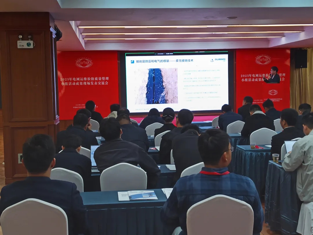 欧麦安集团出席2025年电网运维检修质量管理小组活动成果现场发表交流会