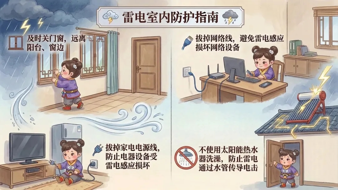 雷电高发季如何保平安